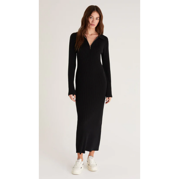 Runaway Zip Henley Dress - SPREE