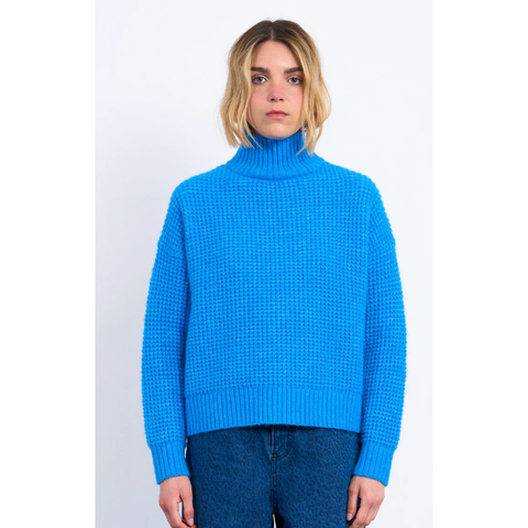Blue Knitted Sweater
