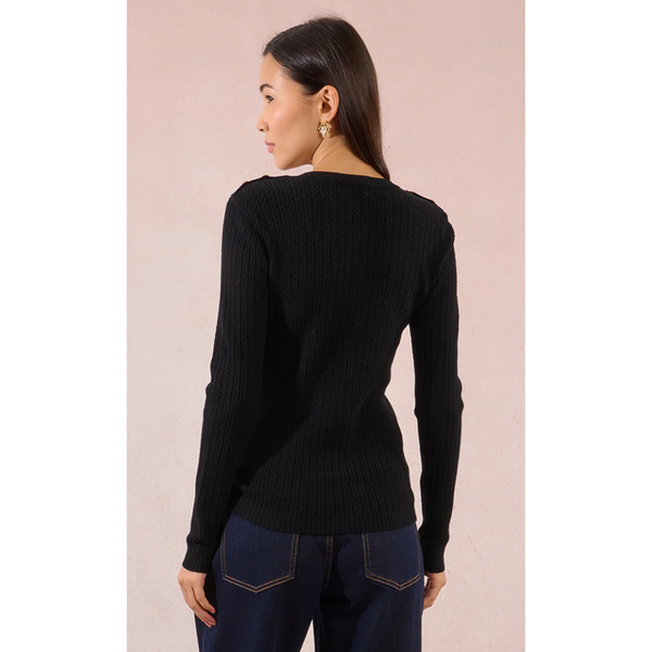 Black Knitted Sweater