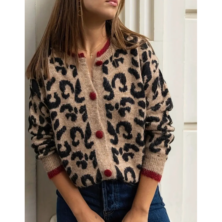 Leopard Cardigan