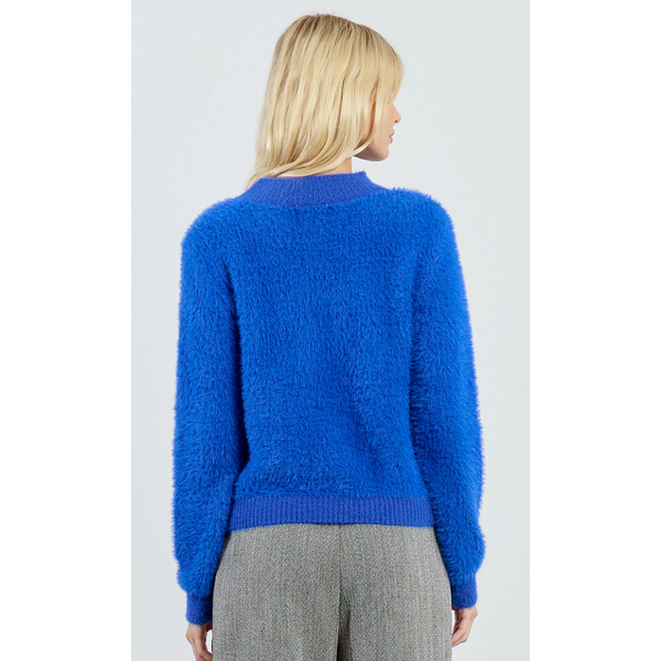Blue Fuzzy Sweater