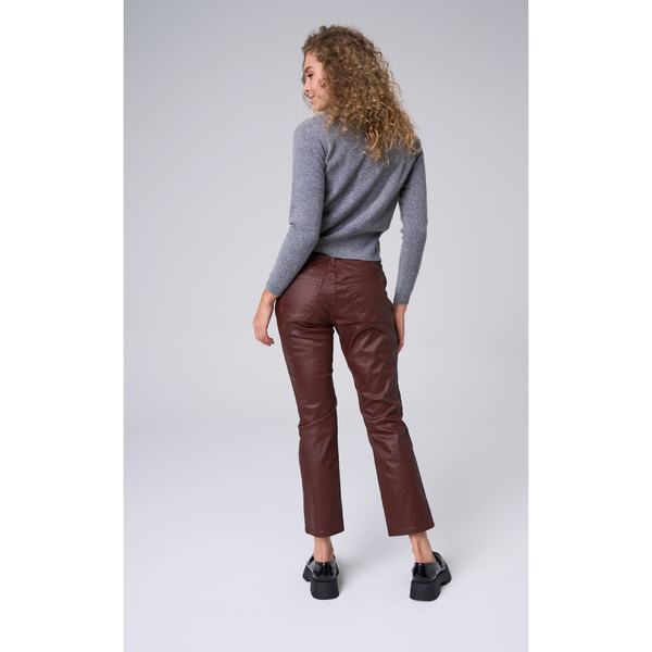 Midrise Coated Pants