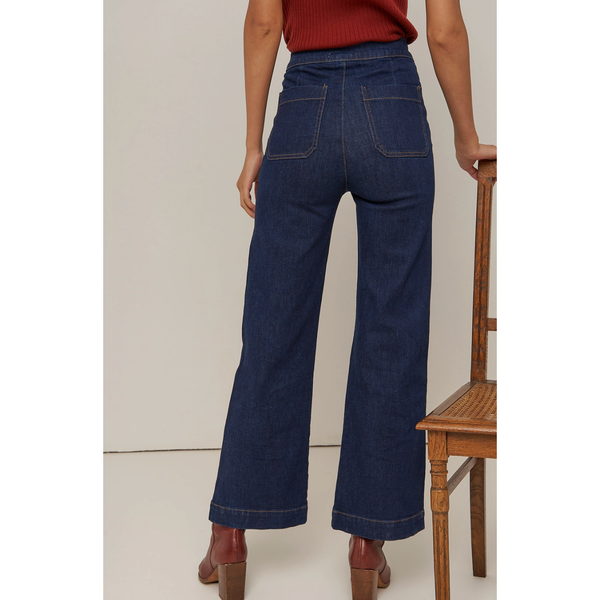 Victorine Button Jeans