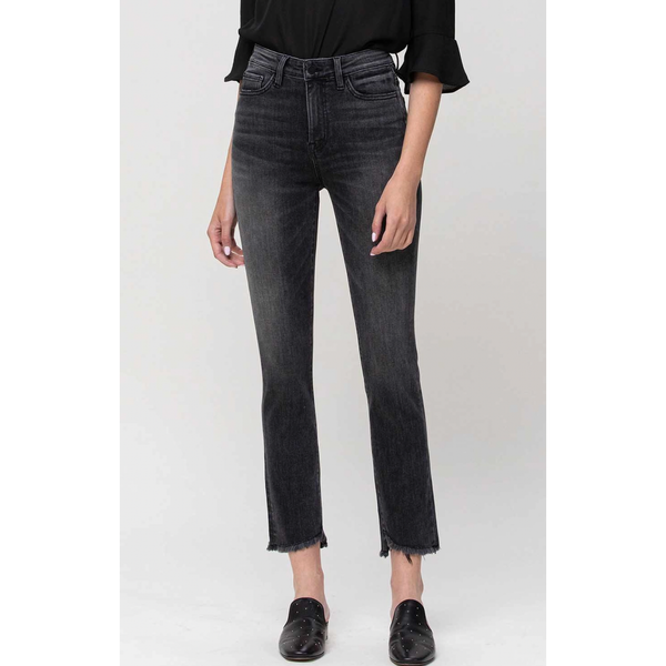 High Rise Straight Jeans