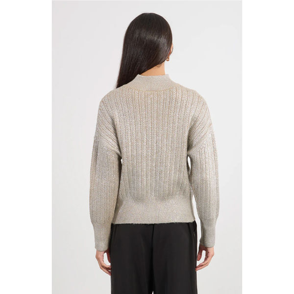 Gold Womens Knitted Pullover