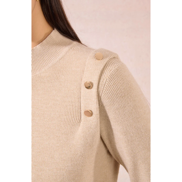 Camel Knitted Sweater