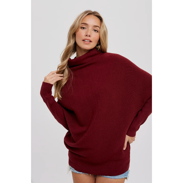 Slouch Neck Dolman Pullover