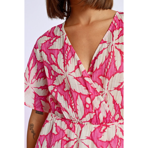 Pink Wrap Dress