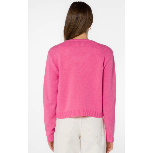 Banksy Pink Cacti Cardigan