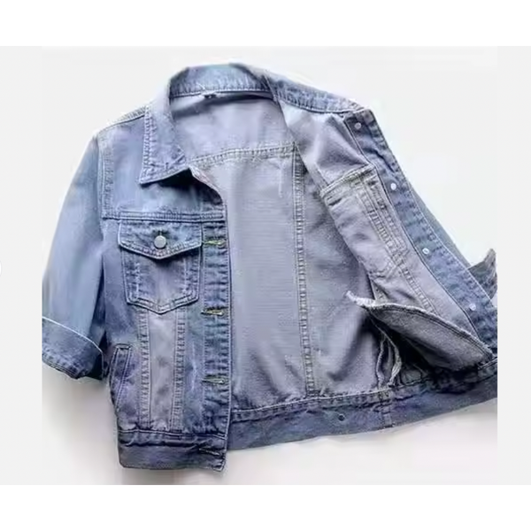Short Sleeved Denim Jacket