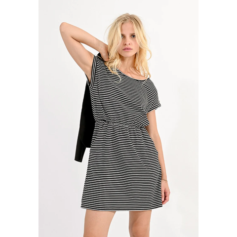 Striped Mini Dress - SPREE