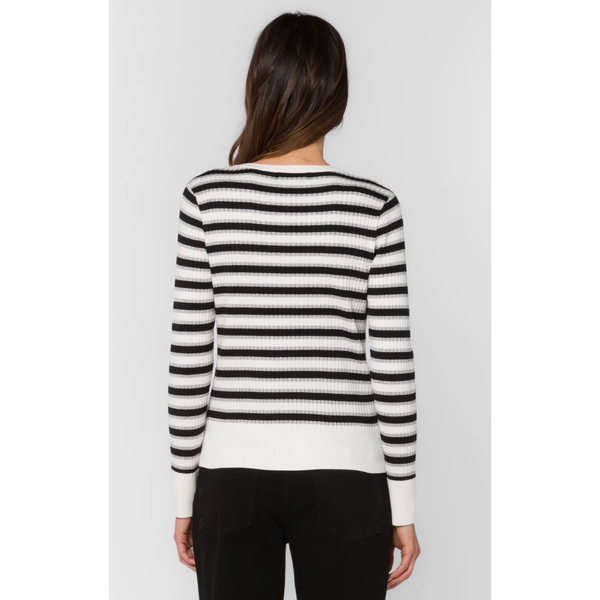 Janiyah Silver Stripe Top
