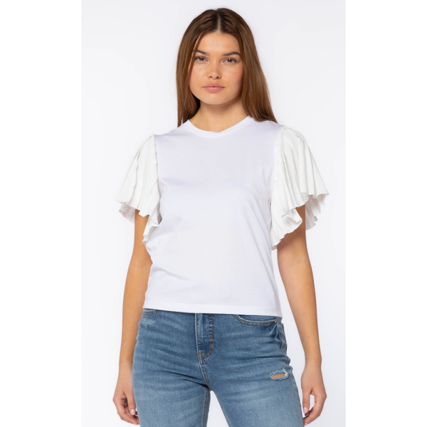 Sissy Flutter Sleeve Top - SPREE