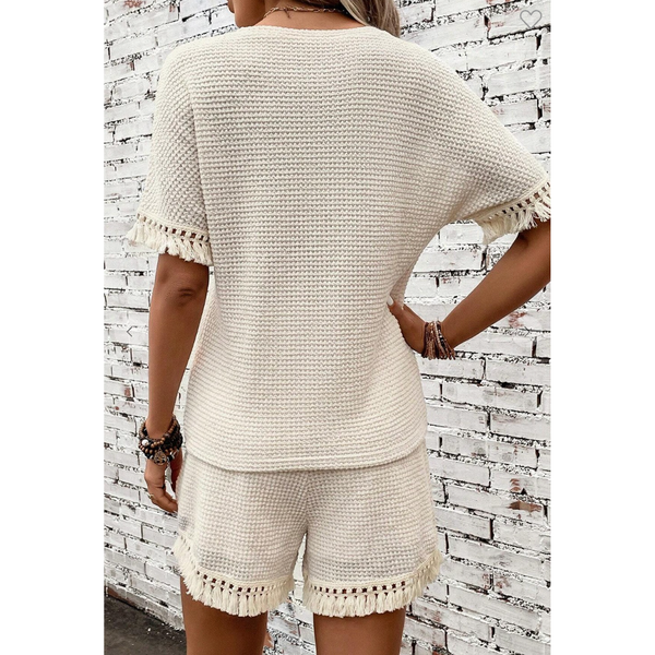 Waffle Knit Top - SPREE