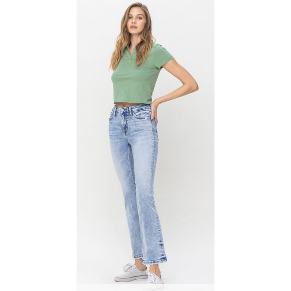 High Rise Seamless Bootcut Jeans - SPREE