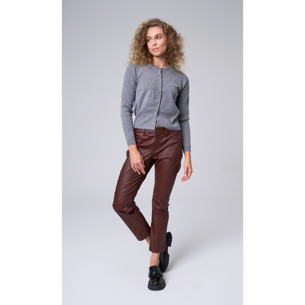 Midrise Coated Pants