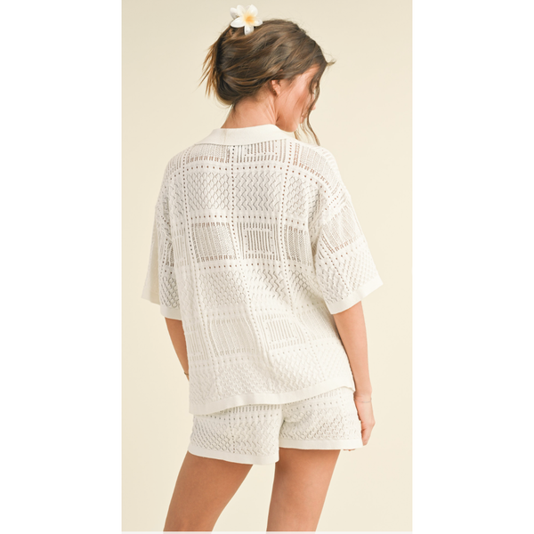 Crochet Shorts Set - SPREE