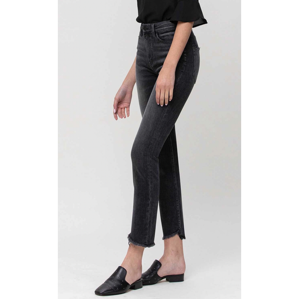 High Rise Straight Jeans