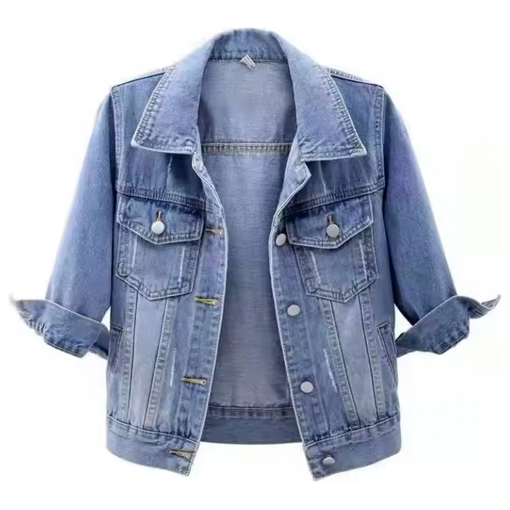 Short Sleeved Denim Jacket