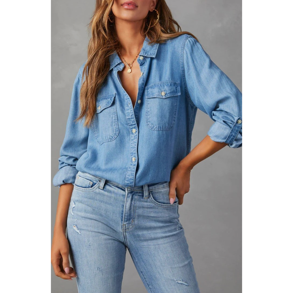 Washed Denim Shirt