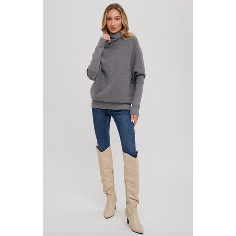 Slouch Neck Dolman Pullover