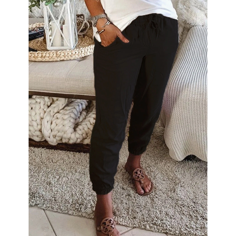 Black Casual Jogger Pant