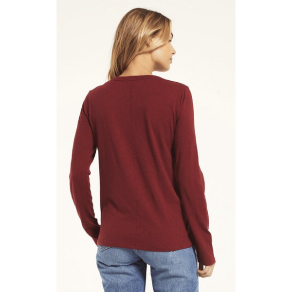 Everyday Brushed Slub Top - SPREE Boutique
